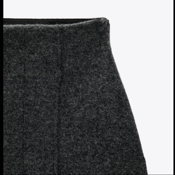 Wool slit Skirt - Picture 9 of 11